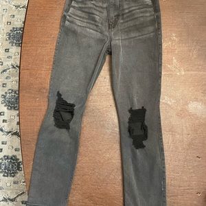 Hollister California ultra high rise skinny ankle black jean
